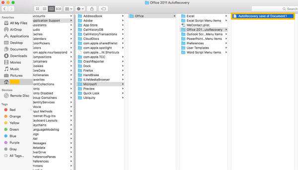 Microsoft user data folder mac 2011 free